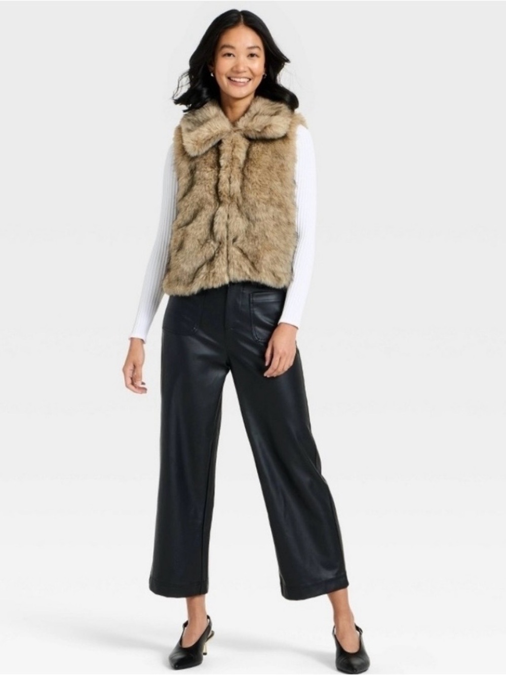 A New Day Faux Fur Vest